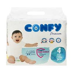   کانفی بیبی پوشک 34عددی سایز 4